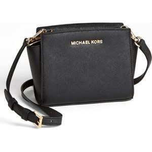 New with Tag Michael Kors Selma Mini Saffiano Leat